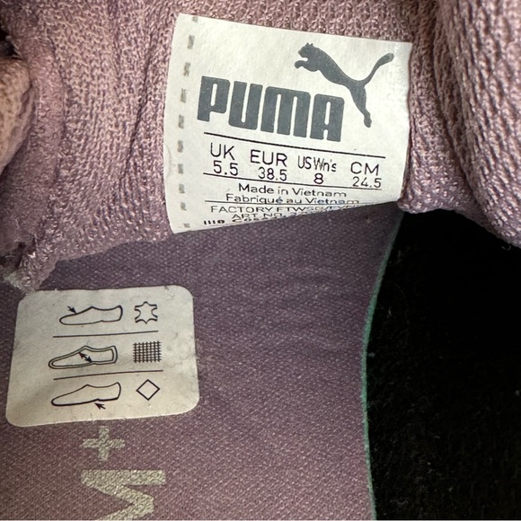Puma Women's Vikky Classic Low-Top Sneakers Elderberry Suede US Size 8 - Picture 7 of 7